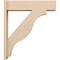 Ekena Millwork 7 1/2-in W x 30-in D x 34-in H Funston Block Rough Cedar Woodgrain TimberThane Outlooker, Primed Tan OUTUR075X30X34FST44RCPR - alternate 5